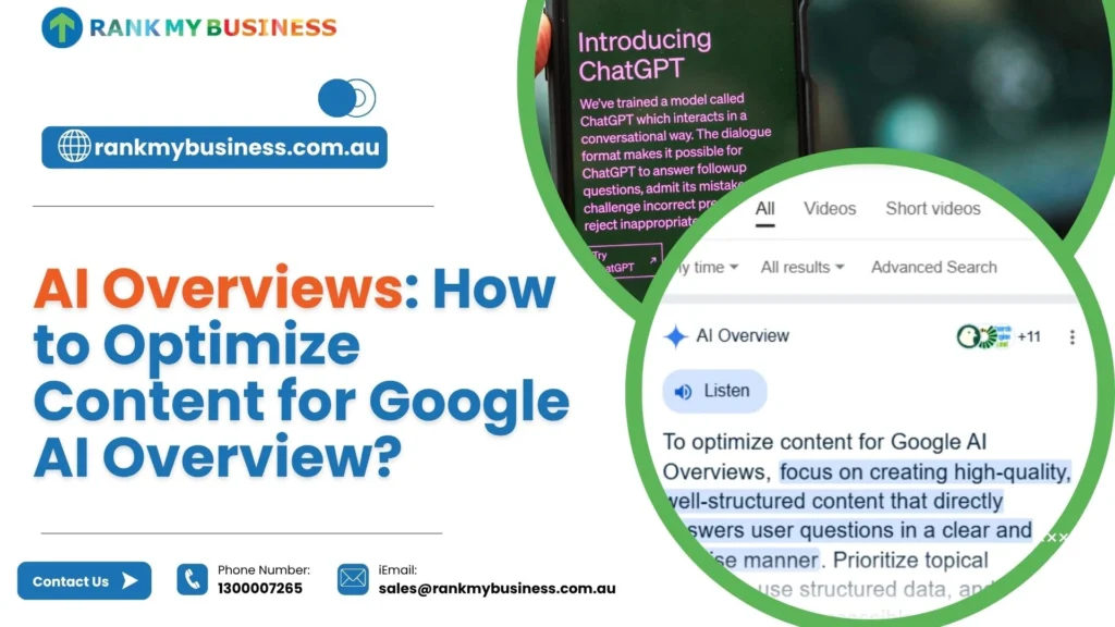 How to Optimize Content for Google AI Overview